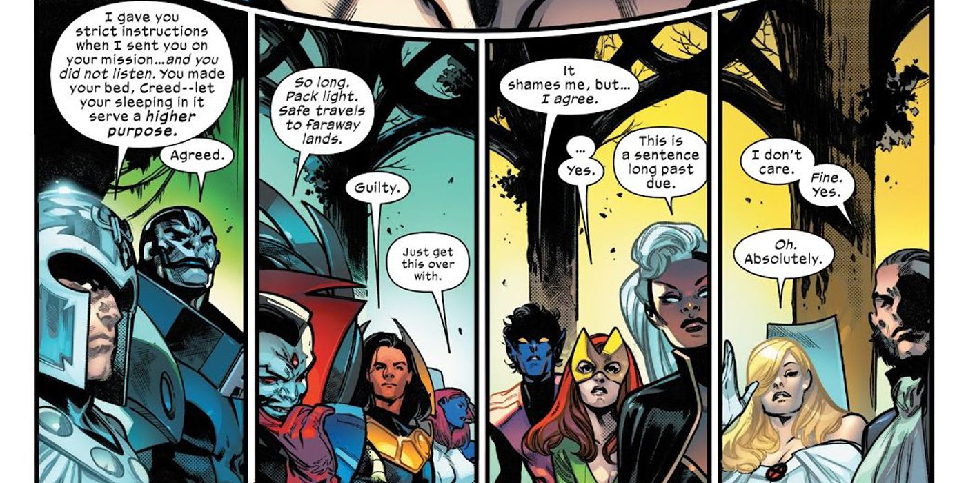 O Conselho Silencioso de Krakoa sentenciou Dentes de Sabre nos quadrinhos da Marvel.