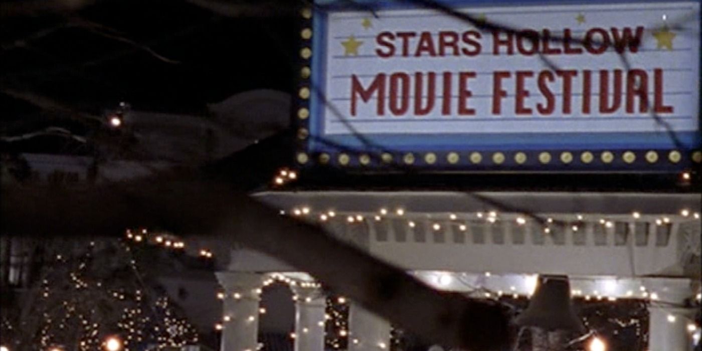The Stars Hollow Movie Festival in Gilmore Girls