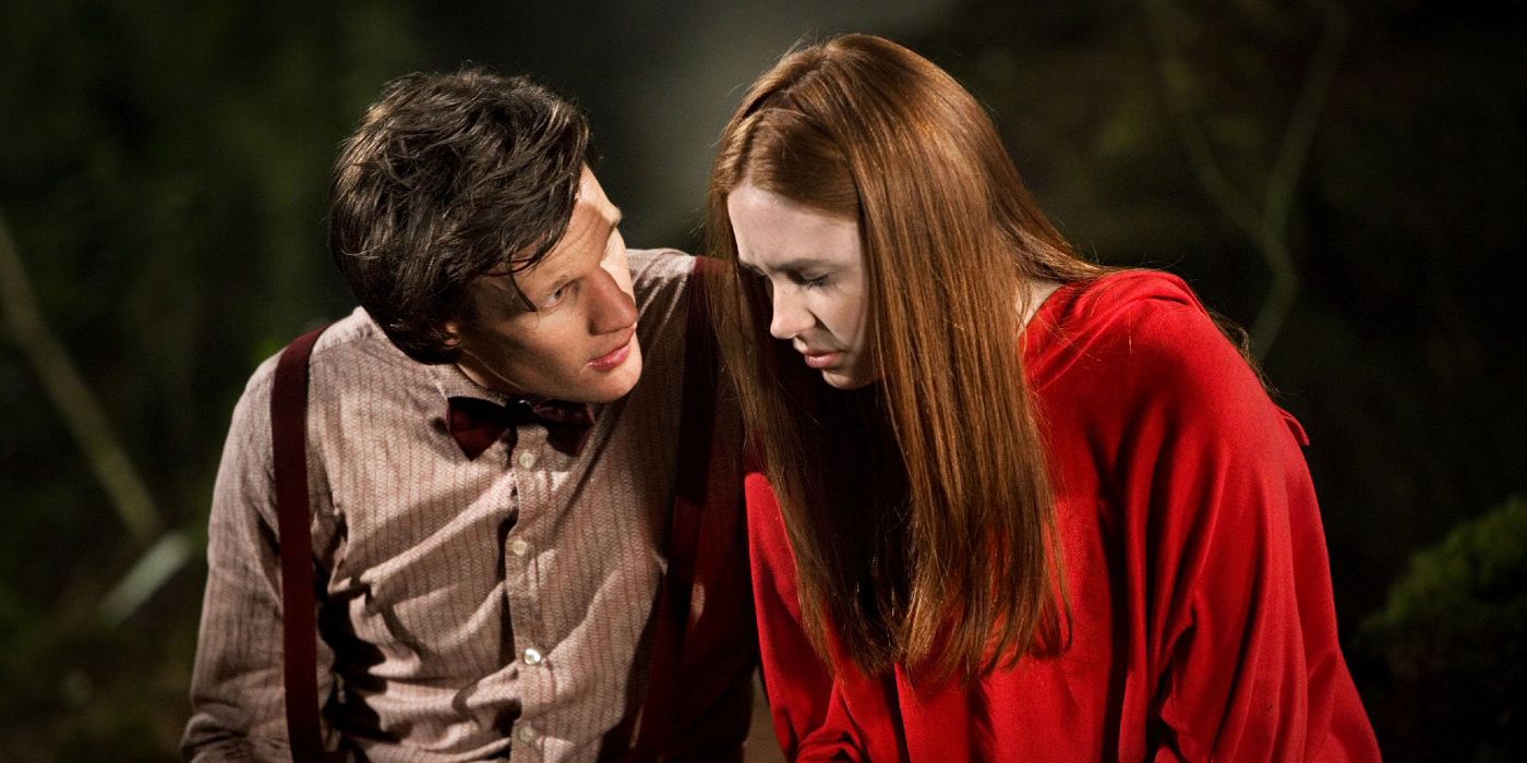 Amy Pond and the Doctor in Time Of Angels