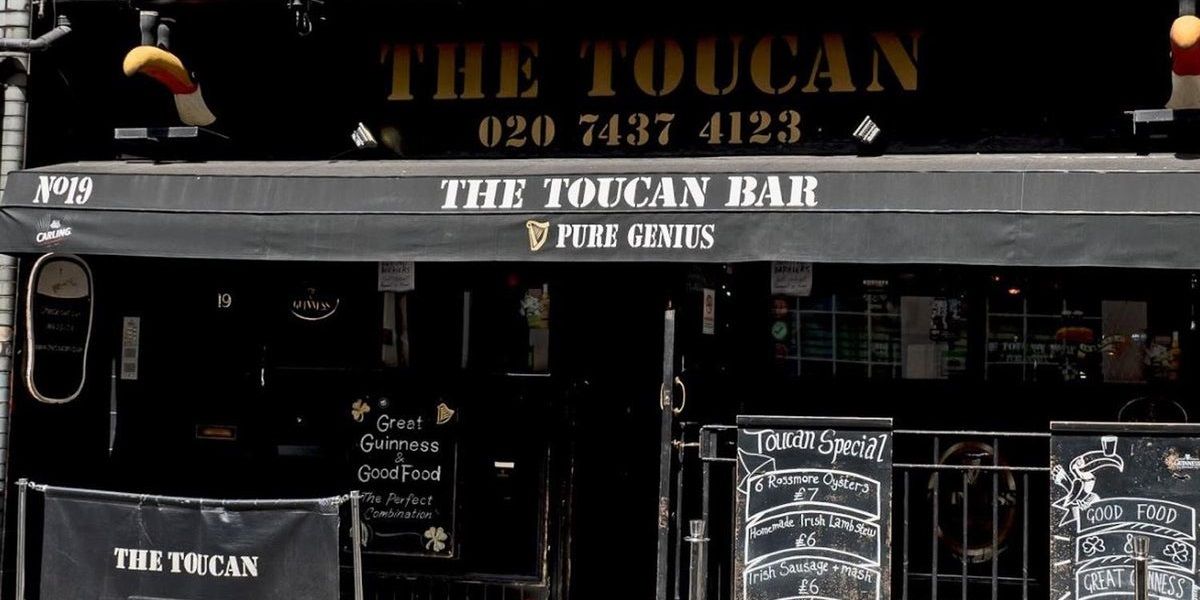 The Toucan pub in Soho