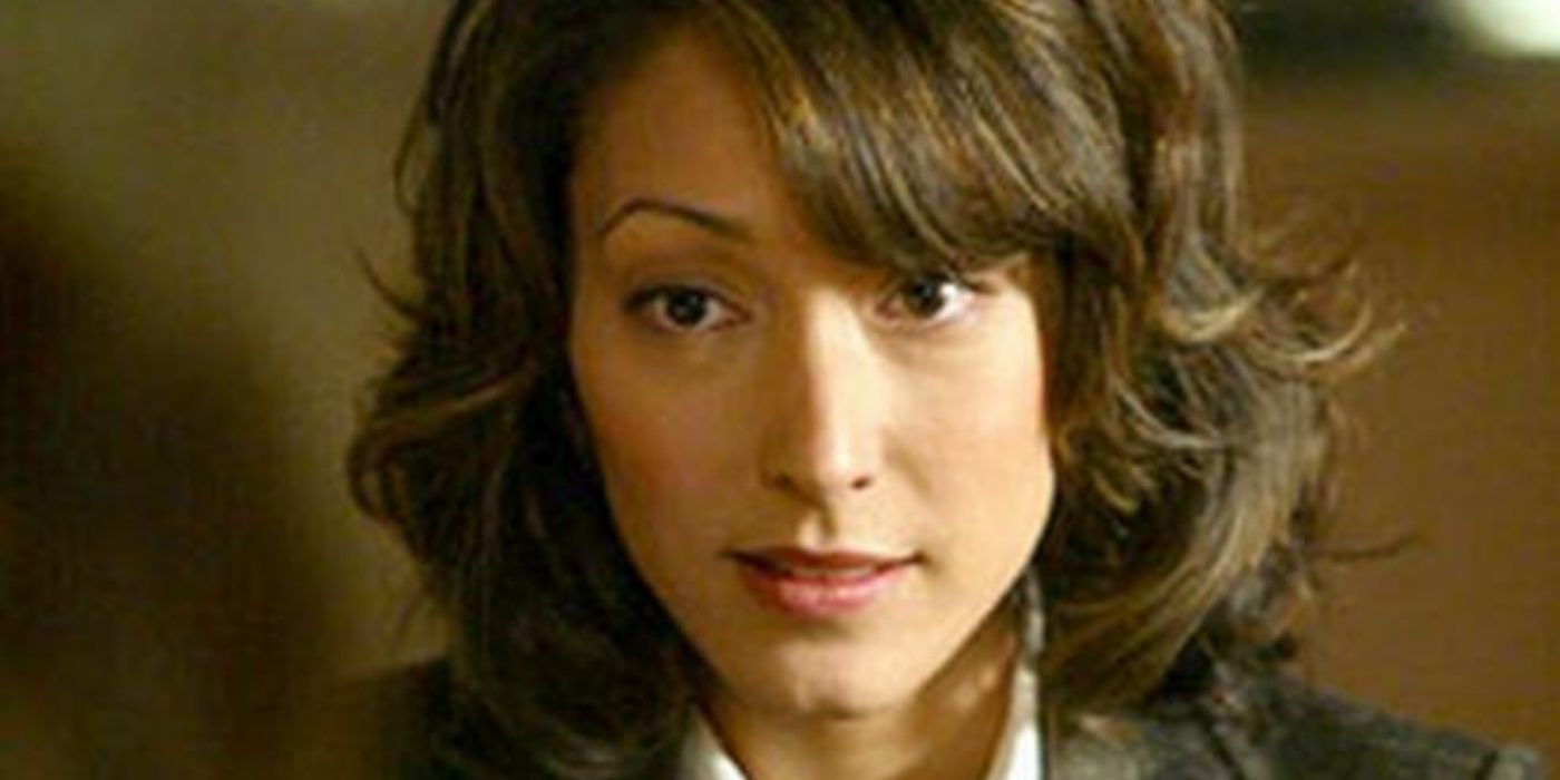 Christina Chang during a scene from The West Wing
