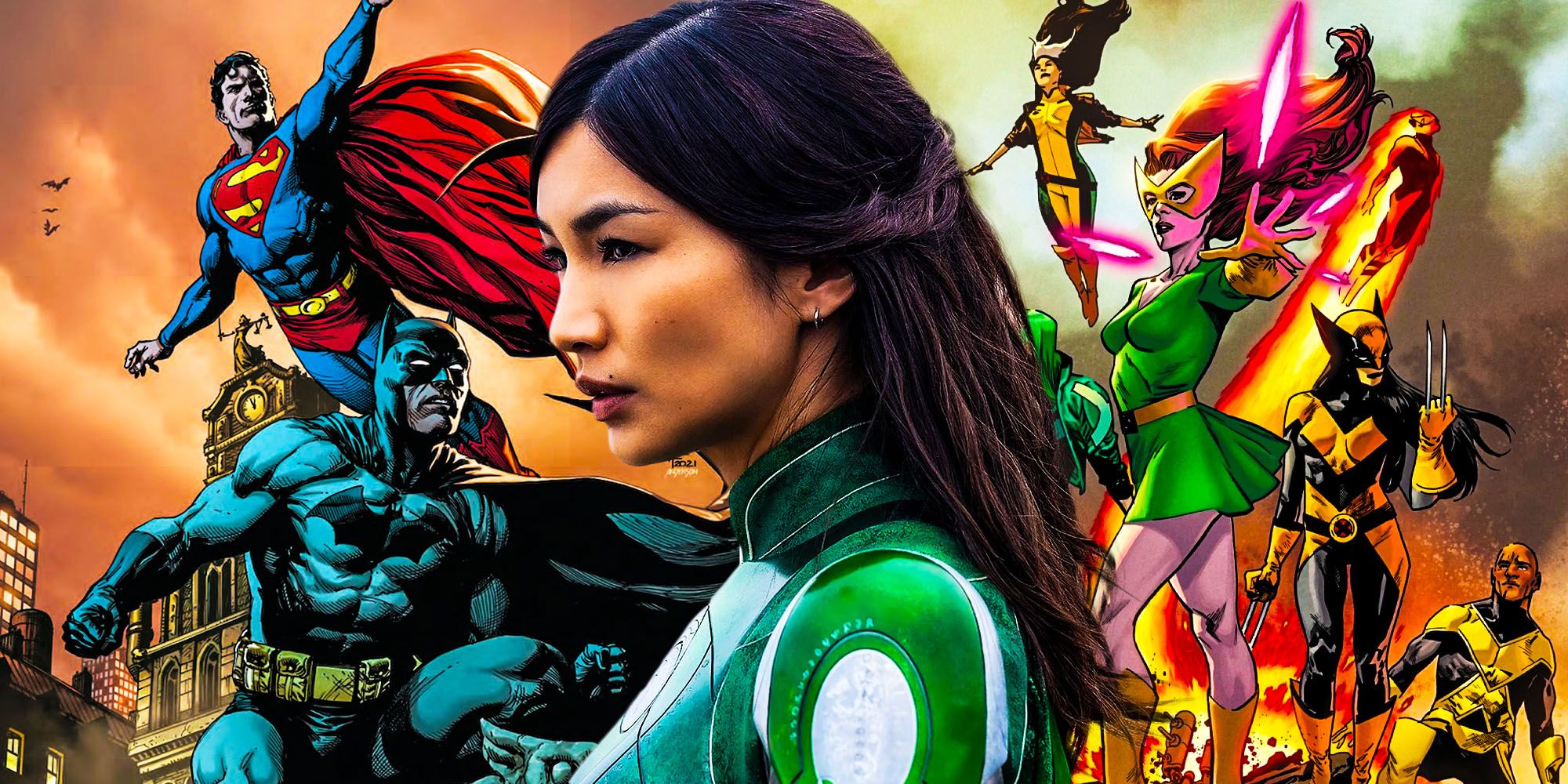 The eternals can mention batman and superman but not mutants