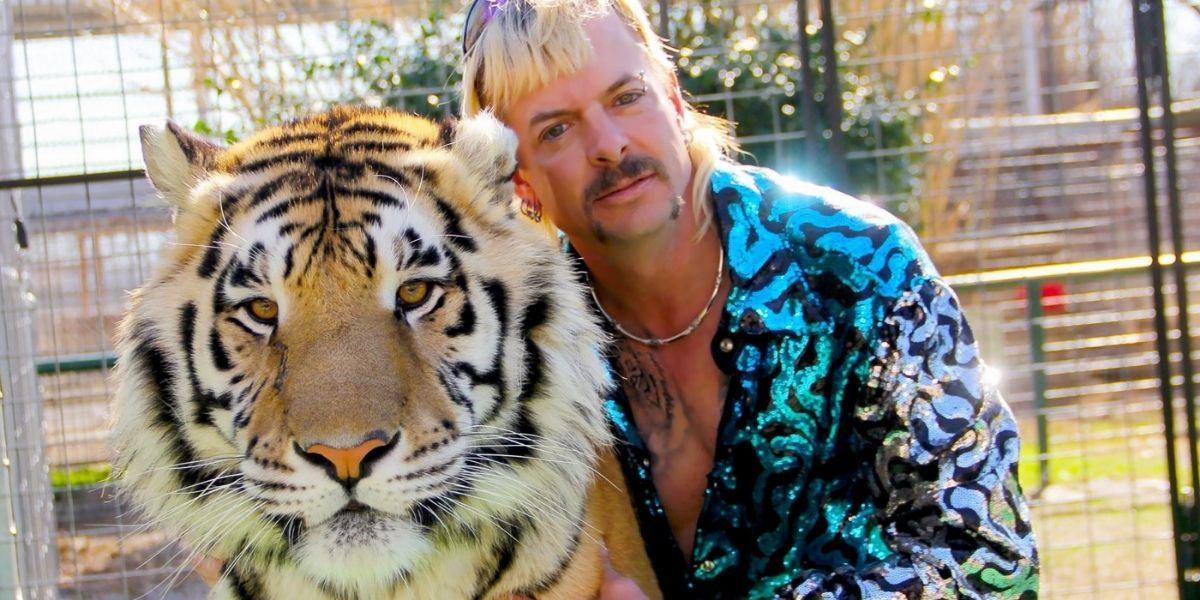 Joe Exotic and his Tiger in Tiger King