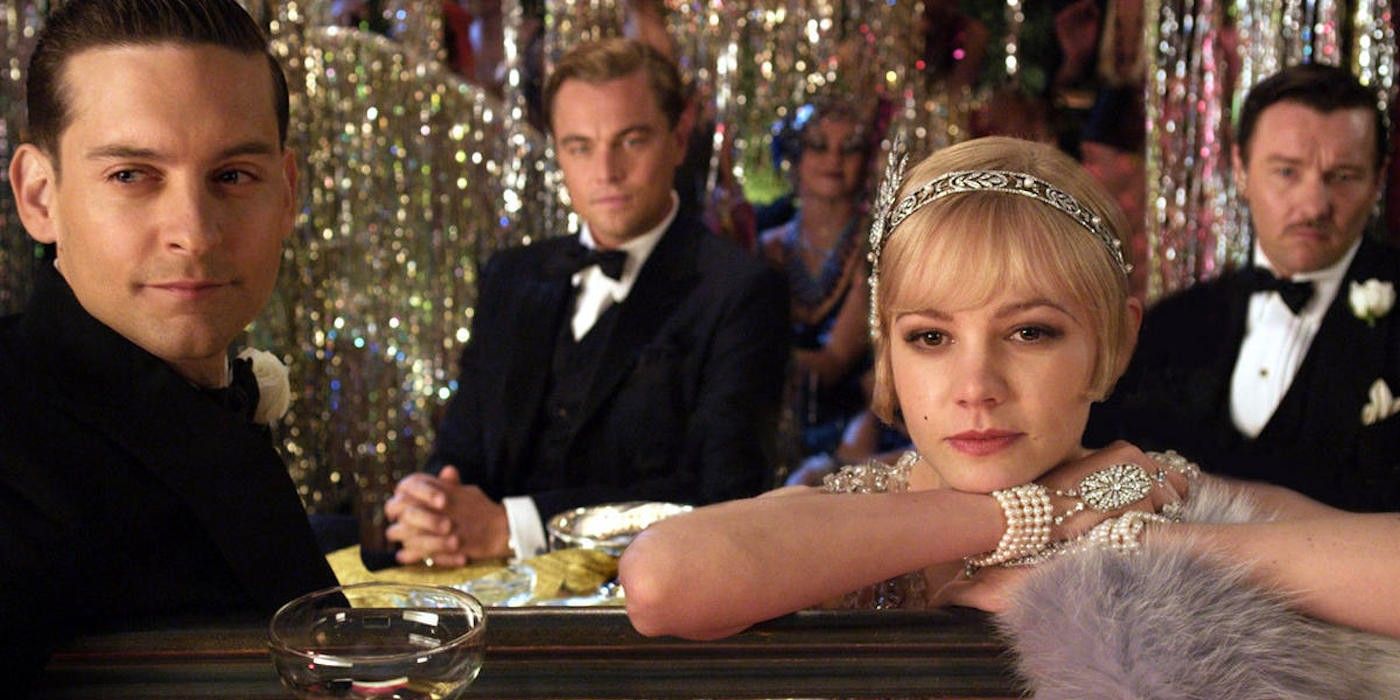 Toby McGuire Leonardo DiCaprio Carey Mulligan and Joel Edgerton in The Great Gatsby