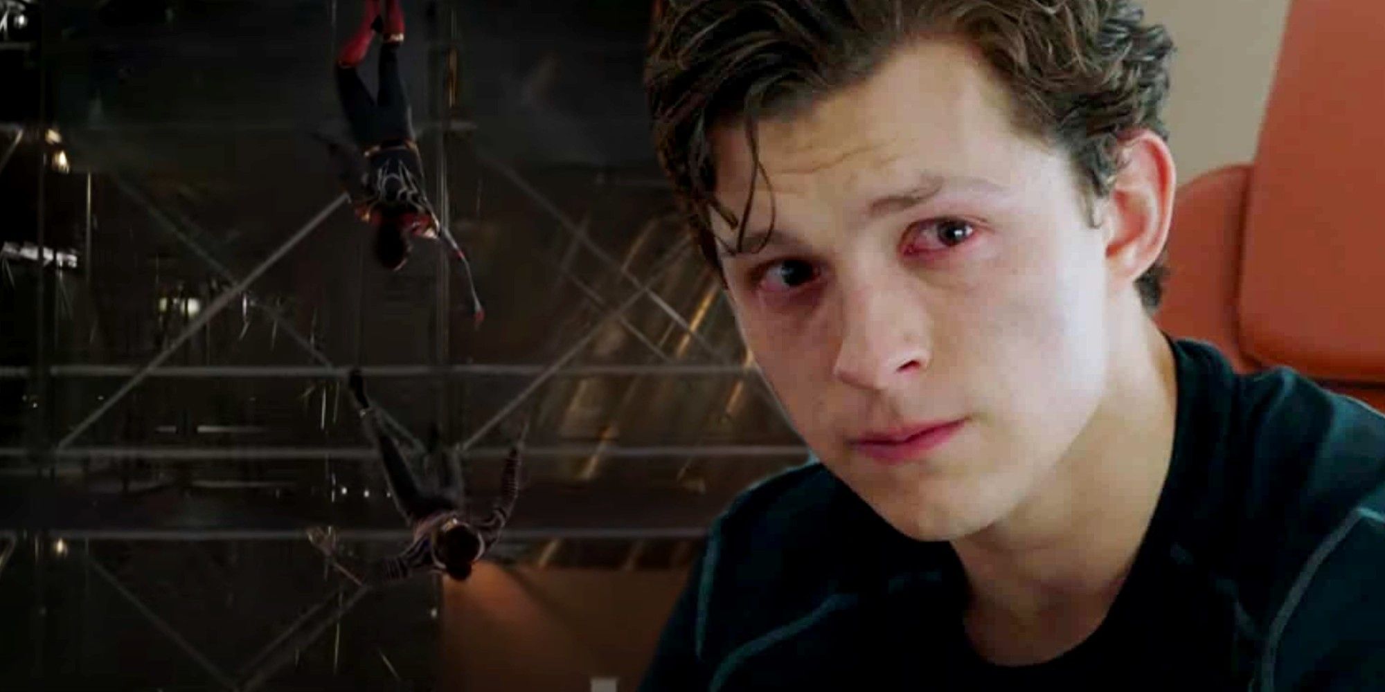 Tom Holland Tears Up After Watching Spider-Man: No Way Home Trailer