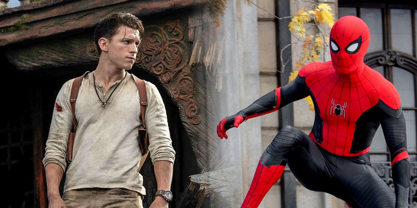 Tom Holland Uncharted and Spider-Man No Way Home