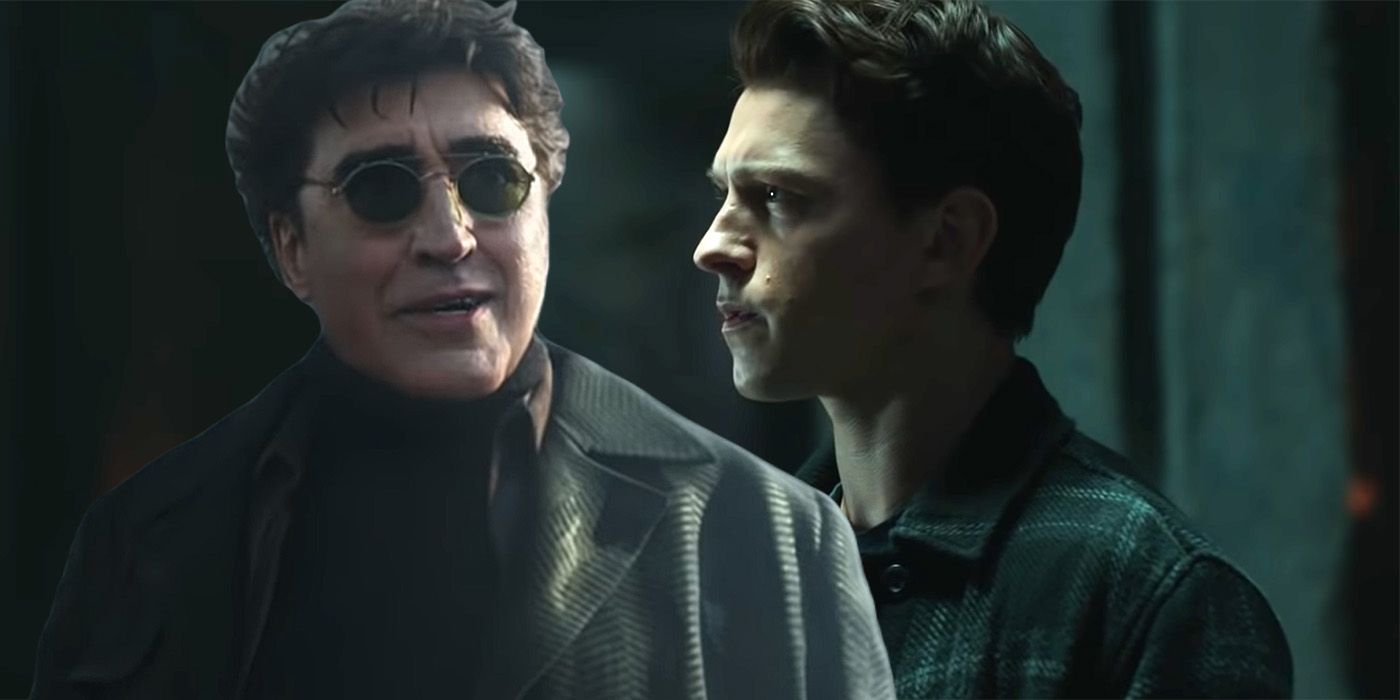Tom Holland and Alfred Molina in No Way Home