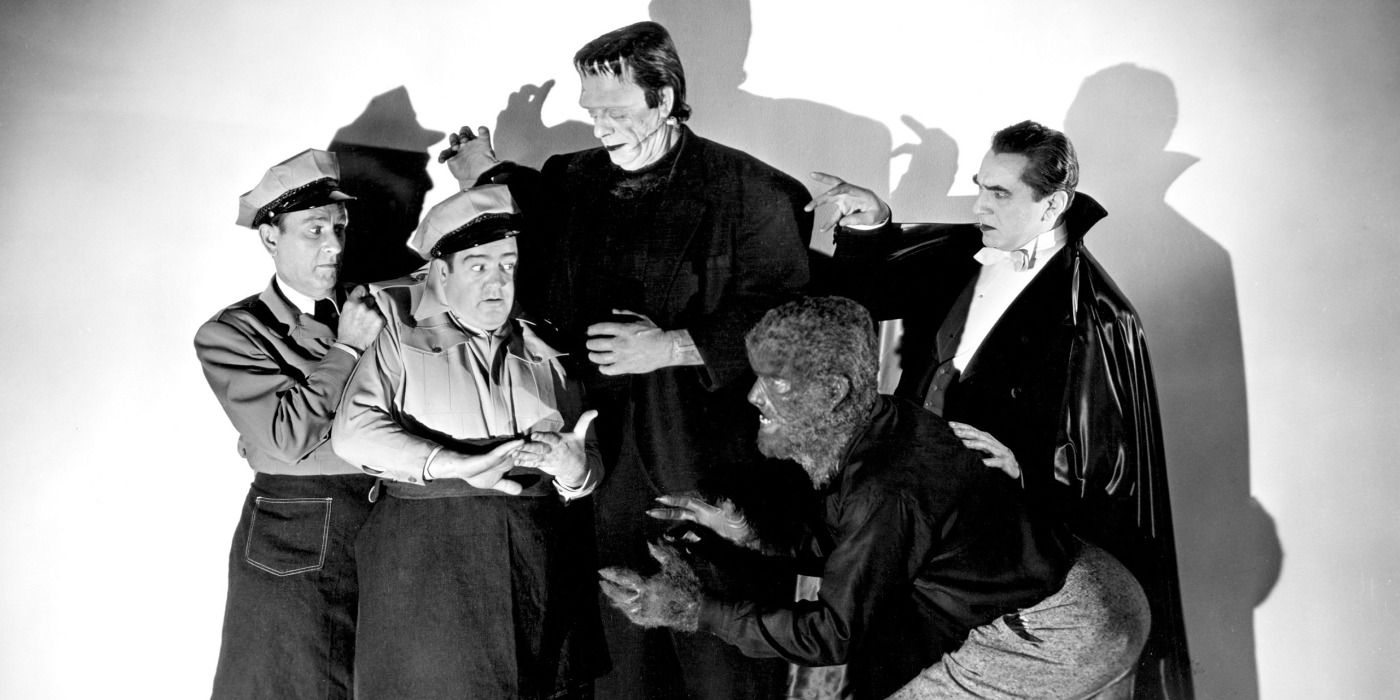 Promo shot for Abbott and Costello Meet Frankenstein