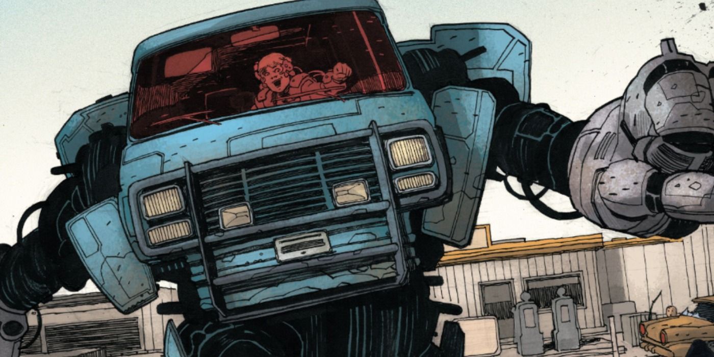 Vantastic charges into battle in Marvel Comics.