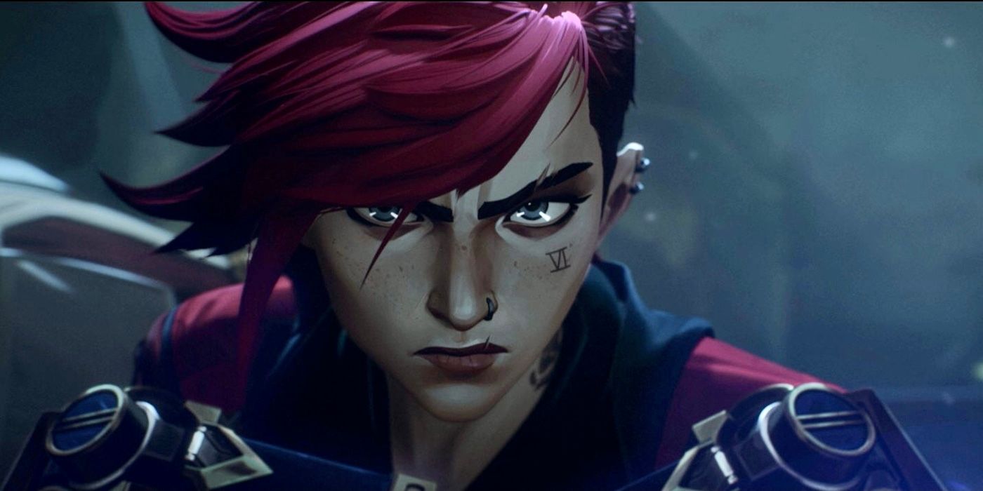 Vi looking angry in Netflix's Arcane