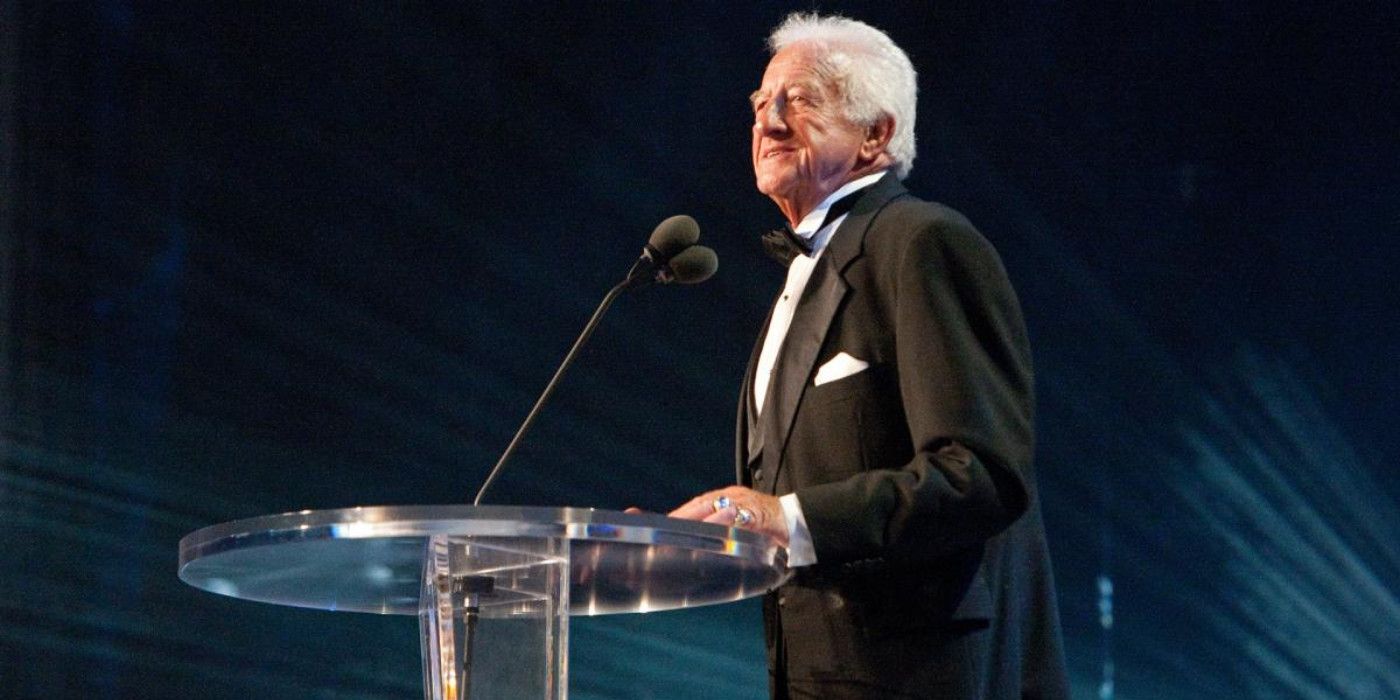 Bob Uecker at the WWE Hall of Fame