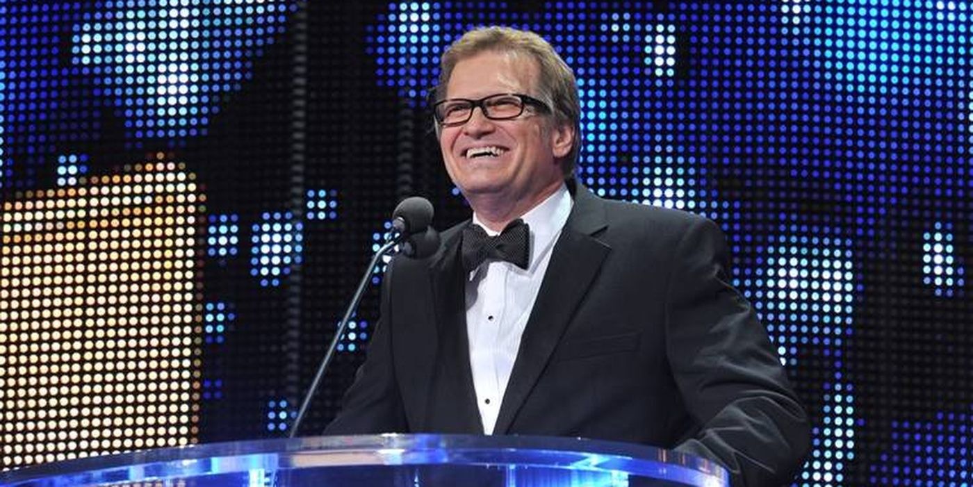 Drew Carey at the WWE Hall of Fame