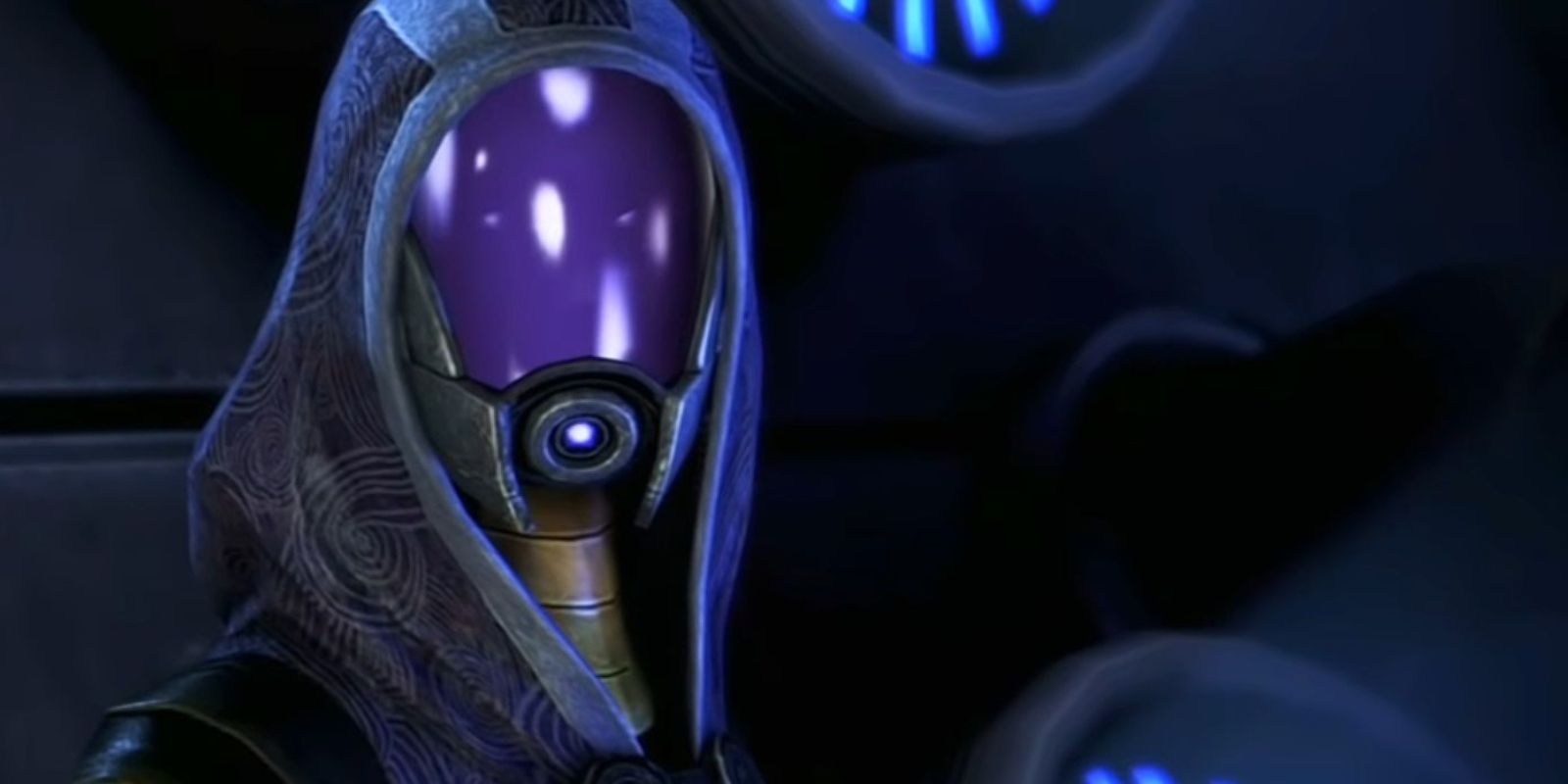 Tali talking to someone in Mass Effect.