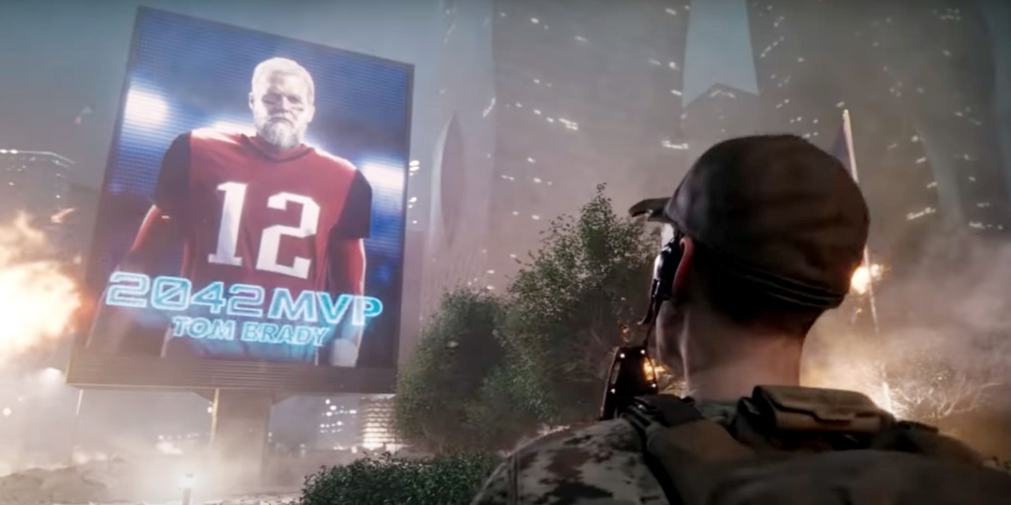 Tom Brady to play till 65? Battlefield 2042 teaser hilariously features NFL  on in-game billboard