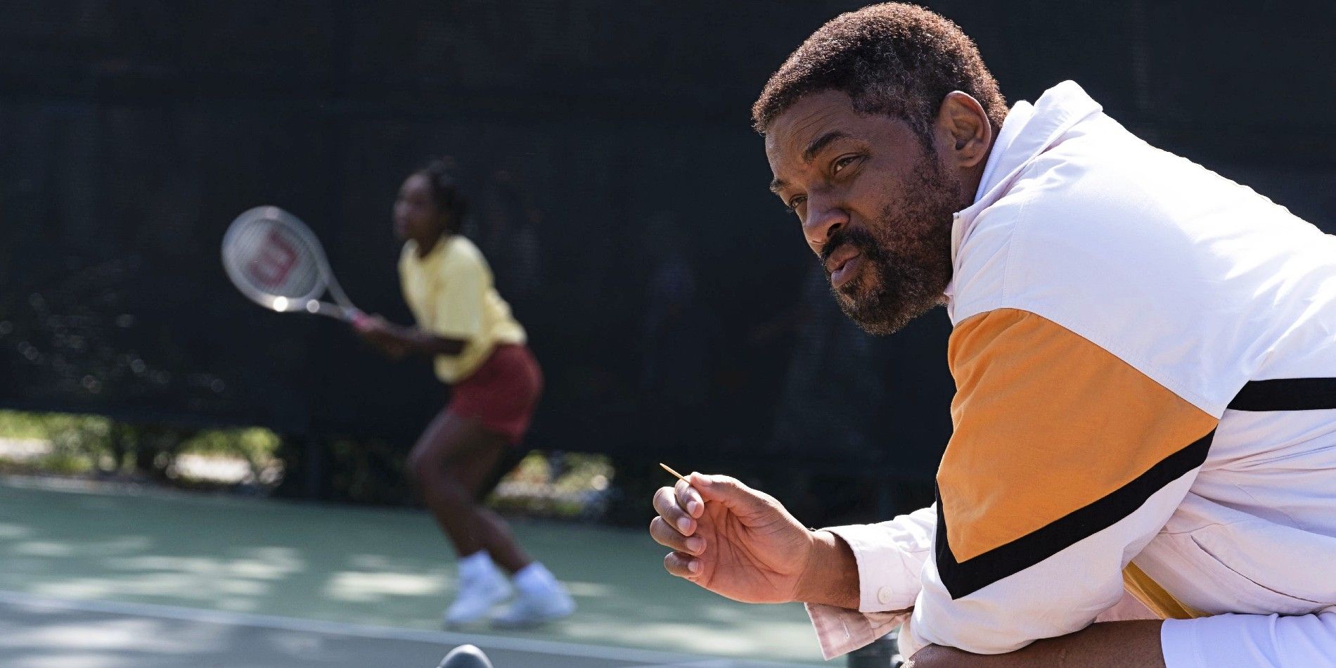 Will Smith as Richard Williams At the Compton Tennis Courts in King Richard