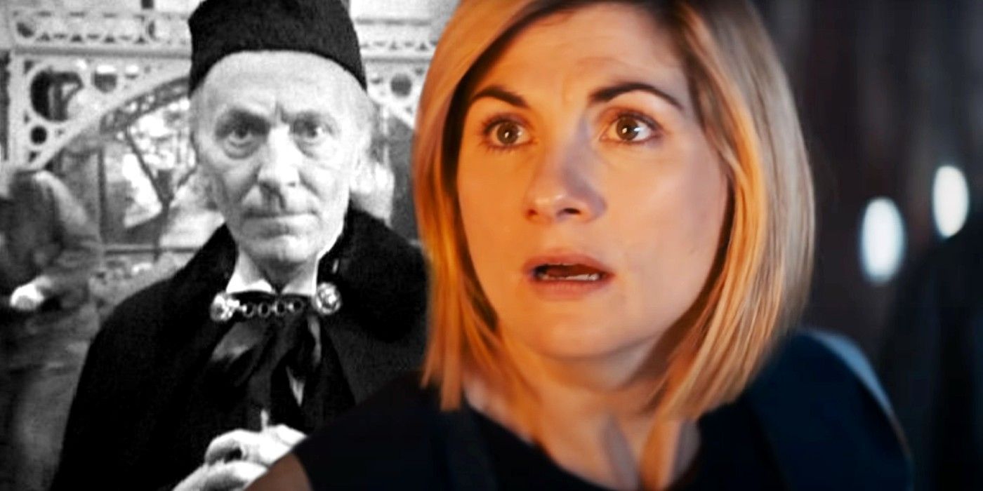 William Hartnell as First Doctor and Jodie Whittaker as Thirteenth in Doctor Who
