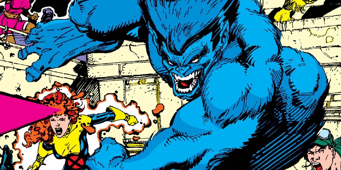 Beast leaps into the fray in the pages of Marvel Comics X-Men comics.