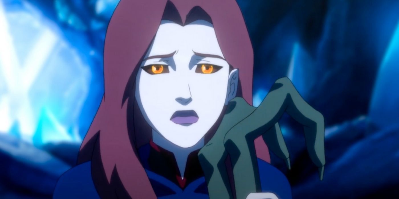 Miss Martian looking sad in Young Justice