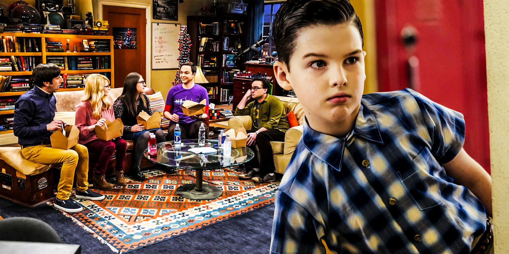 Young sheldon reversed one big bang theory mistake multi camera laugh track