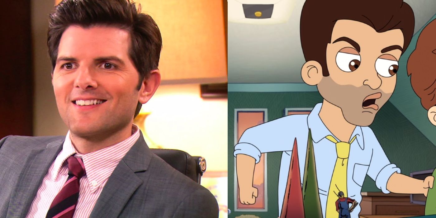 Adam scott parks and rec big mouth