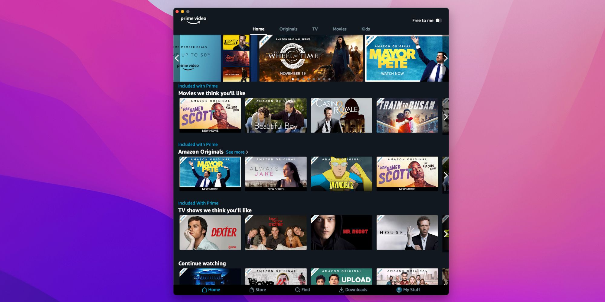 prime video app for macos