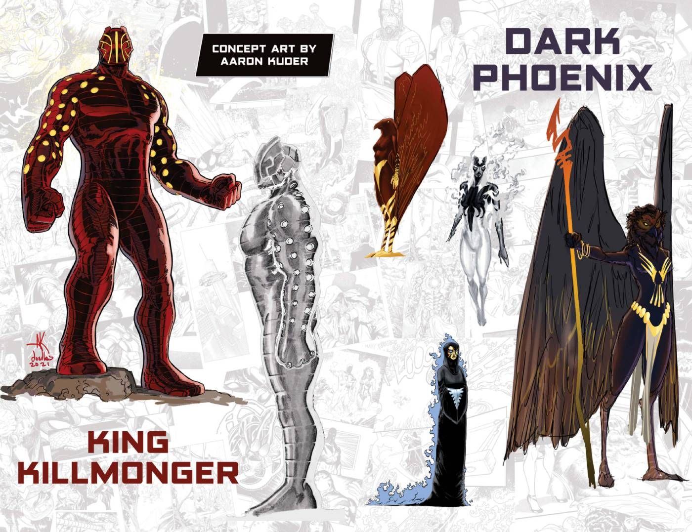 Avengers' Free Digital Sketchbook Reveals Epic Hero & Villain Redesigns