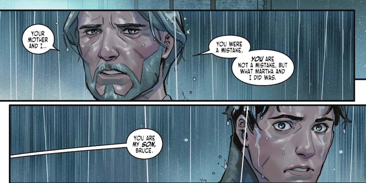 Jor-El and Bruce Wayne in Dark Knights of Steel #1.
