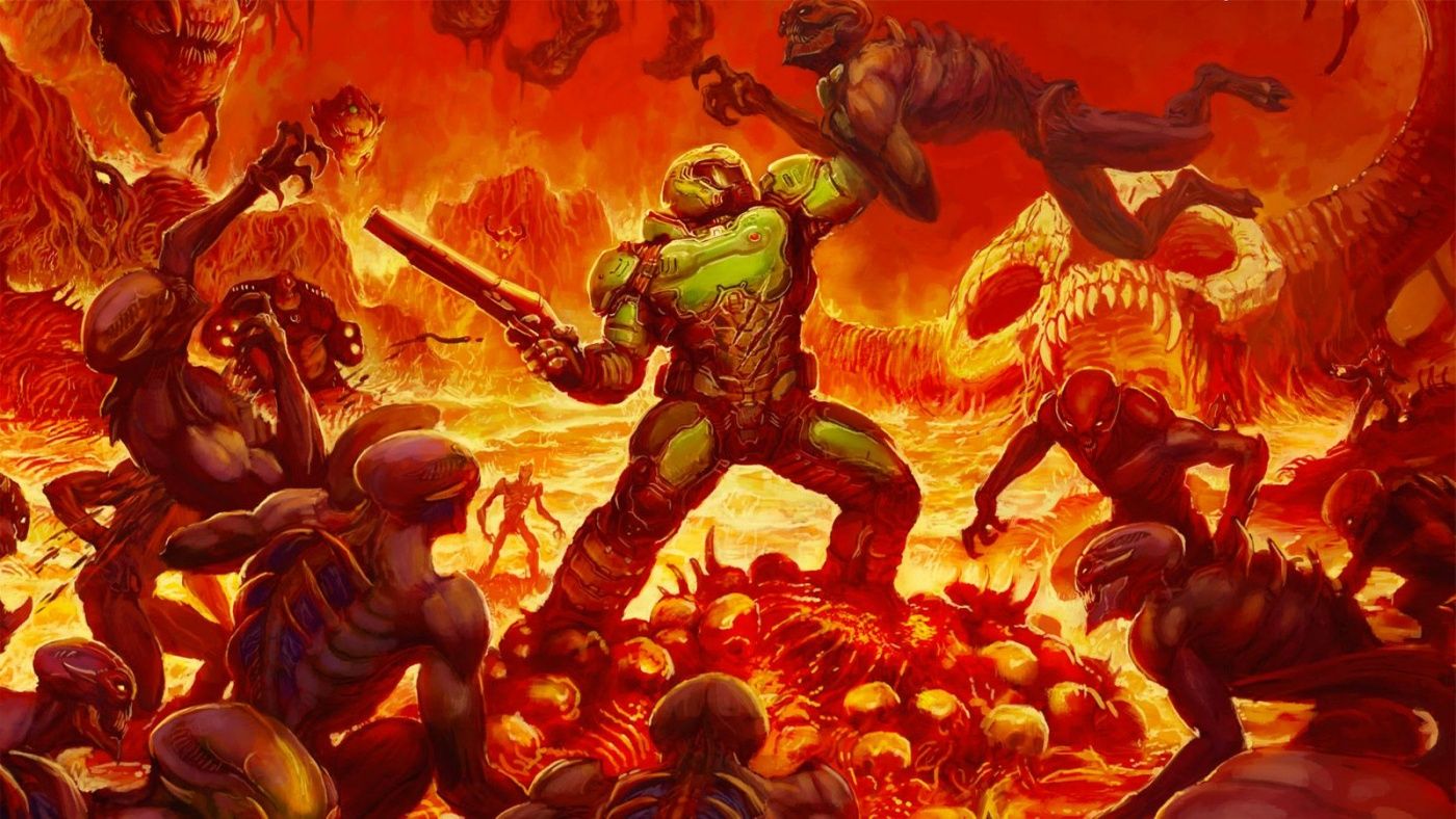 doom 2016 alternate box art