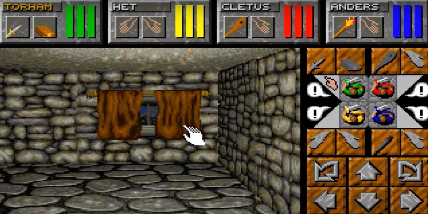 A screenshot of gameplay from Dungeon Master II