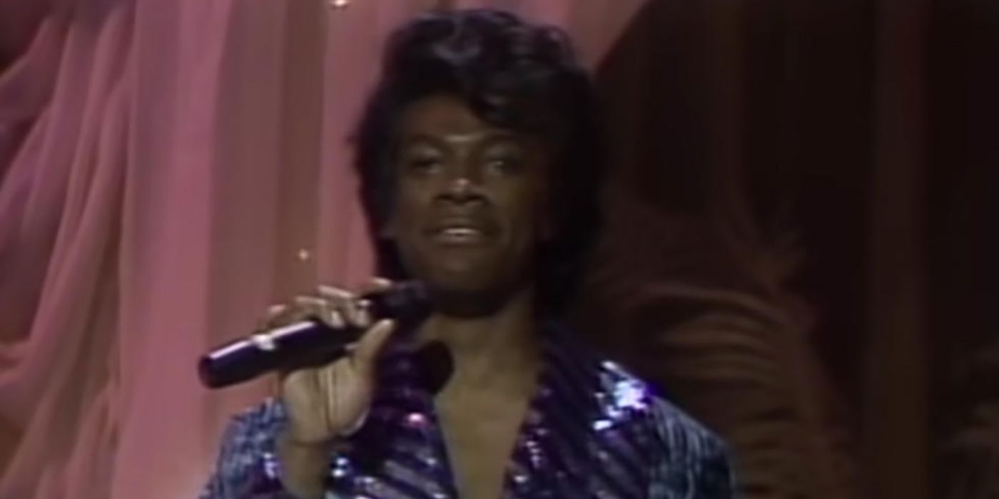 Eddie Murphy as James Brown in a sketch from Saturday Night Live.