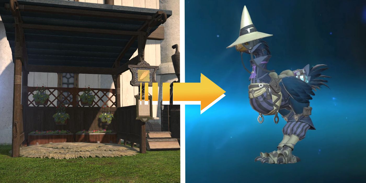 Final Fantasy XIV How to Change the Color of Your Chocobo Mount