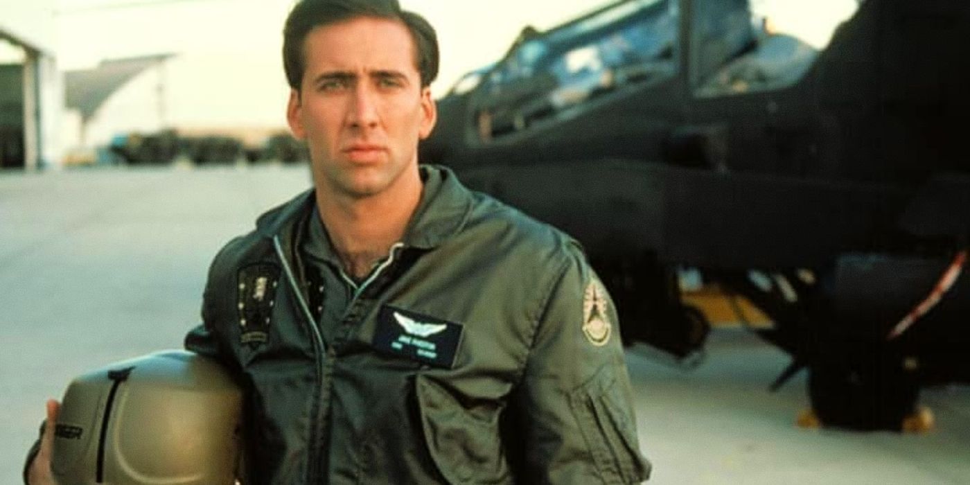 Nicolas Cage as CW2 Jake Preston in Fire Birds (1990)