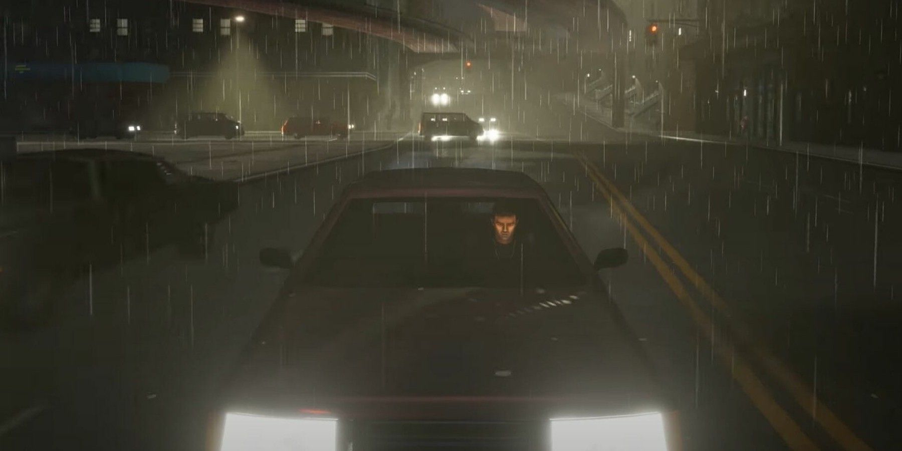 gta 3 Claude in car rainy