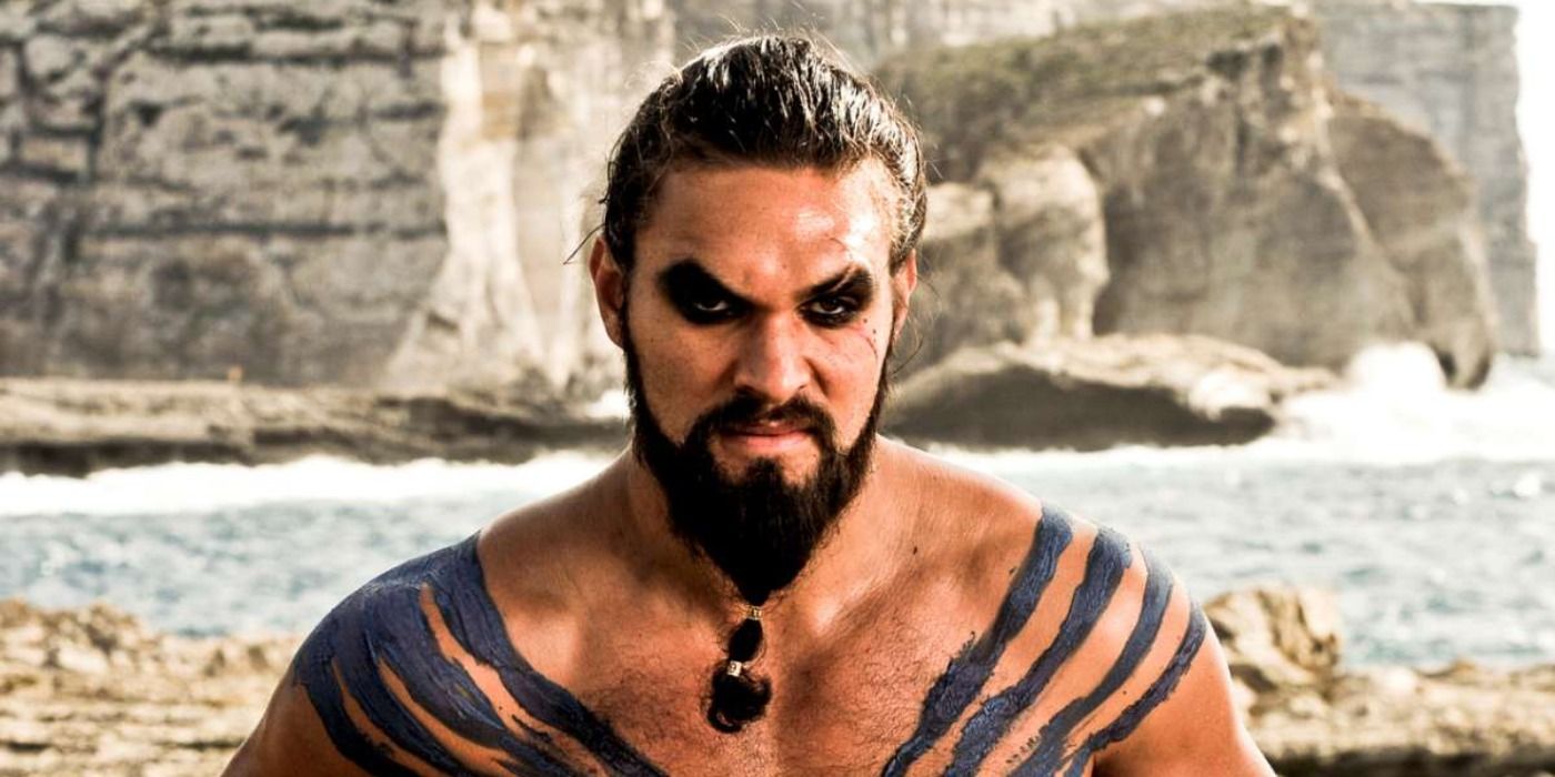 Khal Drogo scowling in Game of Thrones