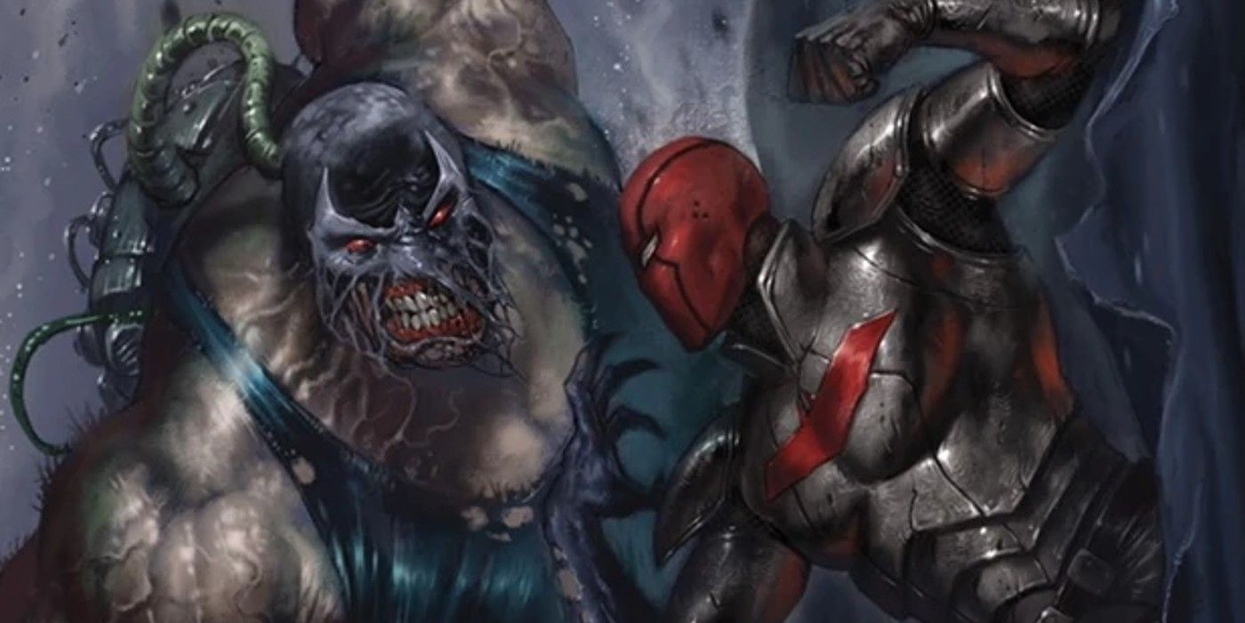 Zombie Bane and Red Hood on alt cover for Task Force Z.