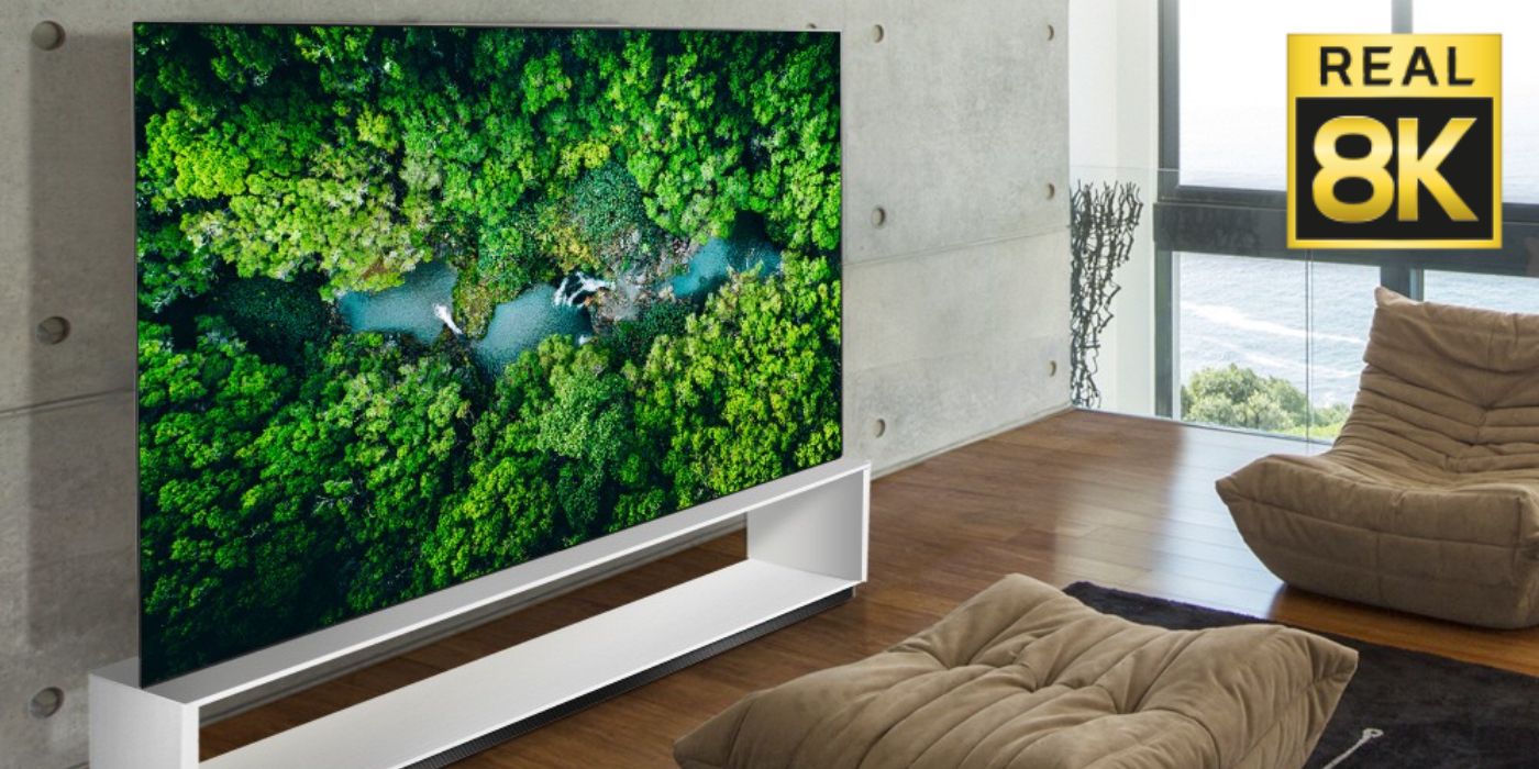 LG Television with Real 8K logo