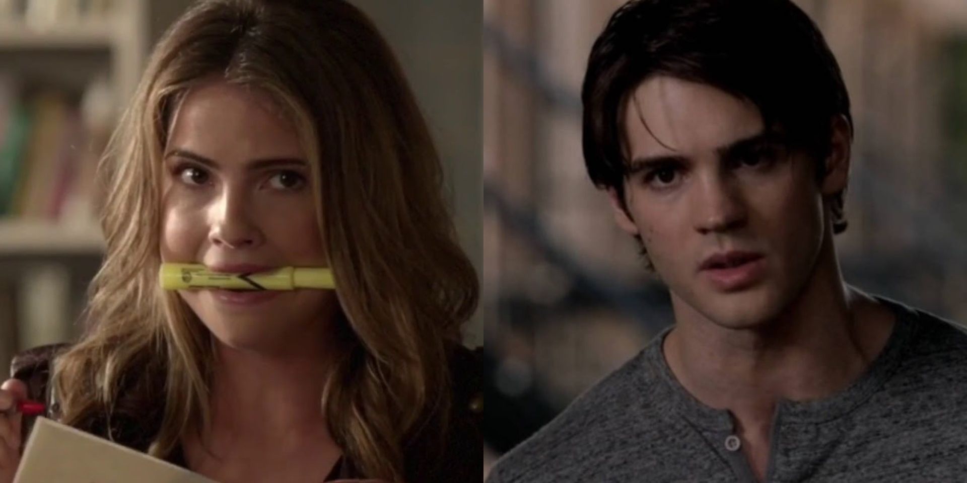 Malia and Jeremy split photo from teen wolf and vampire diaries