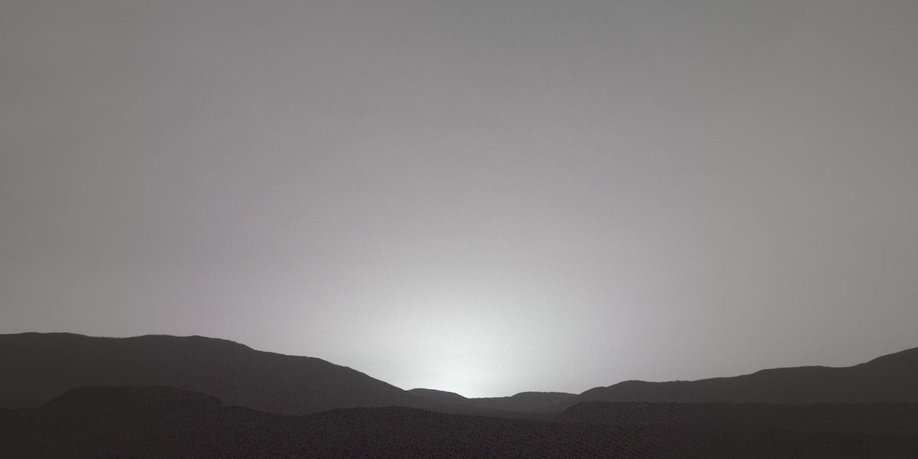Photo of a Mars sunset, as captured by Perseverance on November 9, 2021
