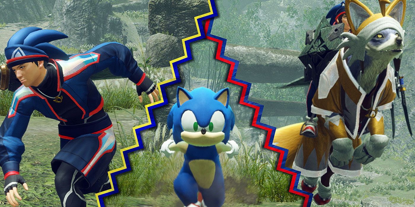 Monster Hunter Rise Sonic The Hedgehog DLC