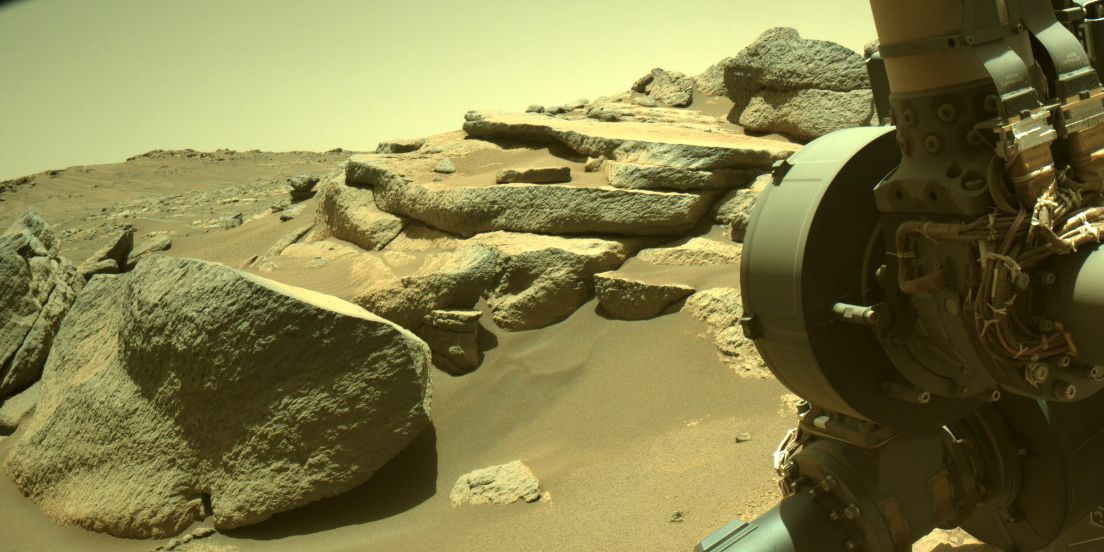 Photo of 'Mars Staircase,' captured by NASA's Perseverance rover