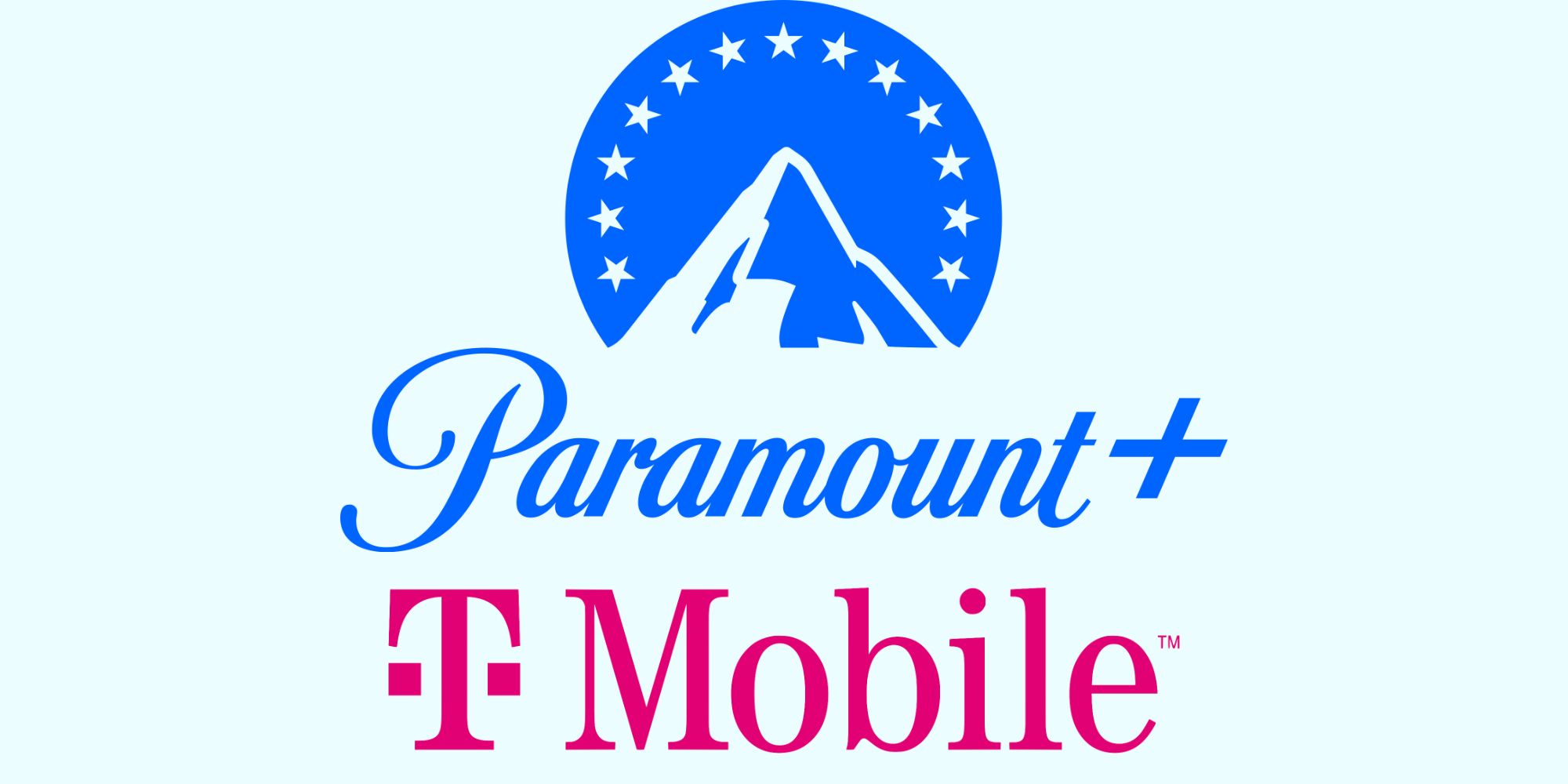 Paramount+ and T-Mobile logos