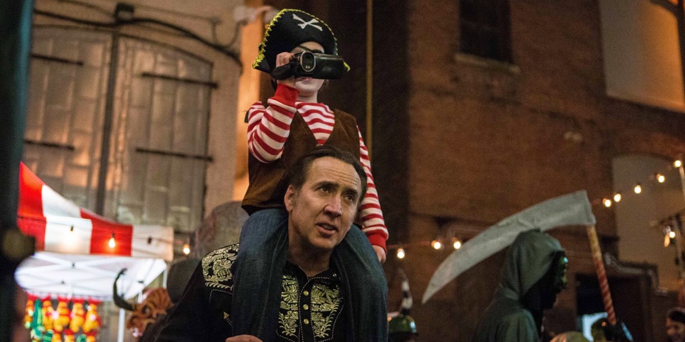Nicholas Cage carries child in Pay The Ghost.