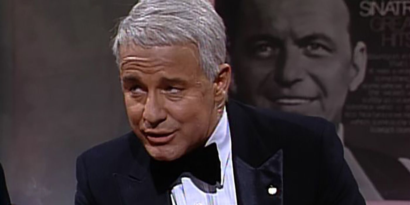Phil Hartman as an older Frank Sinatra in a sketch from Saturday Night Live.