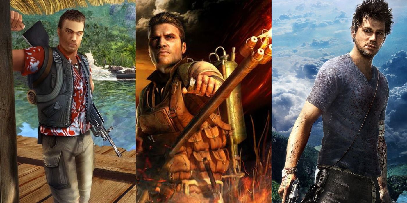 The protagonists from Ubisoft's first three Far Cry games.