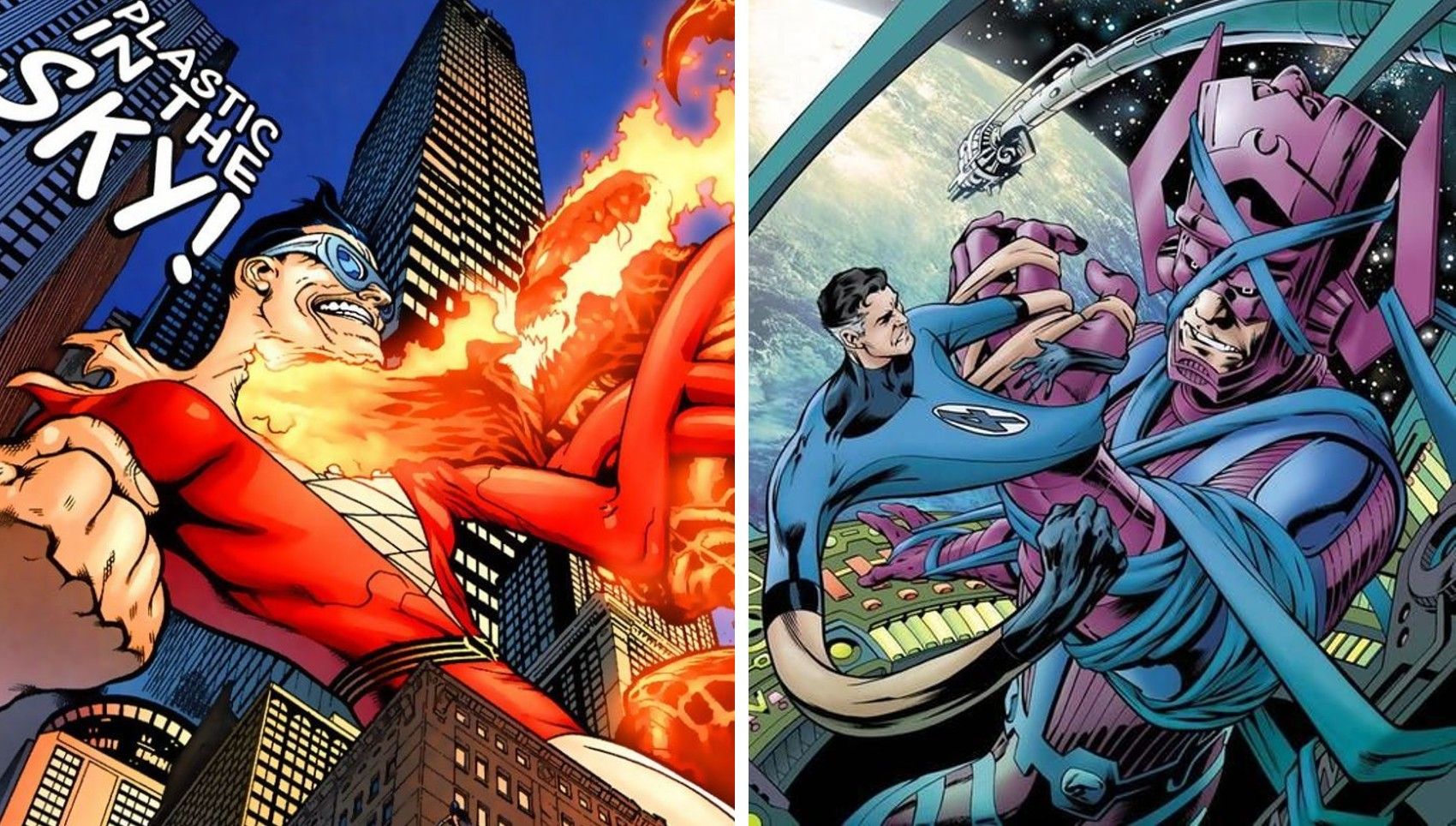 Fantastic Four's Mr. Fantastic Vs Justice League's Plastic Man: Who'd Win