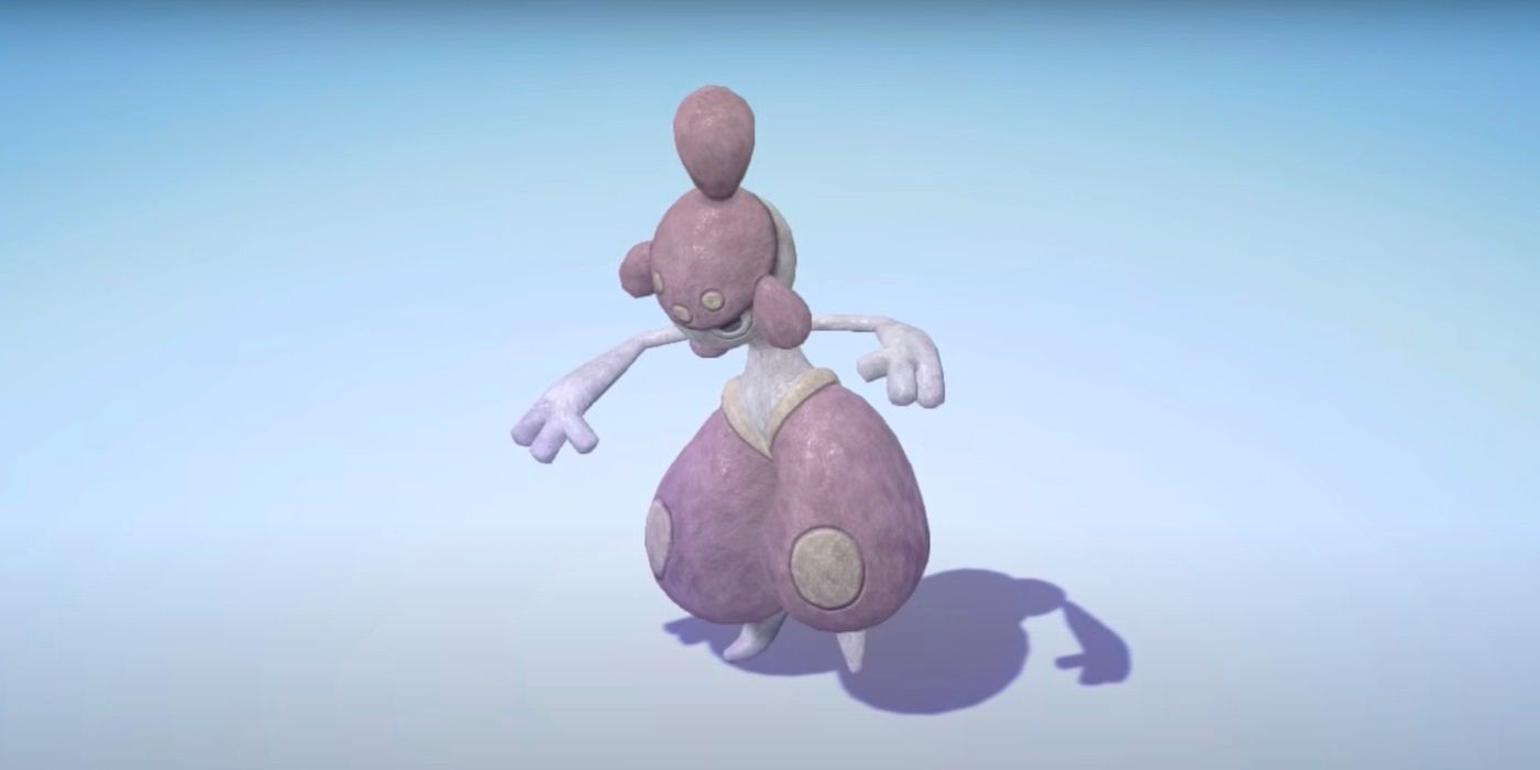 A Pokemon statue