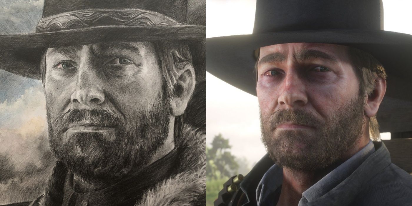 Red Dead Redemption 2 Fan Shows Off Pencil Drawing of Arthur Morgan