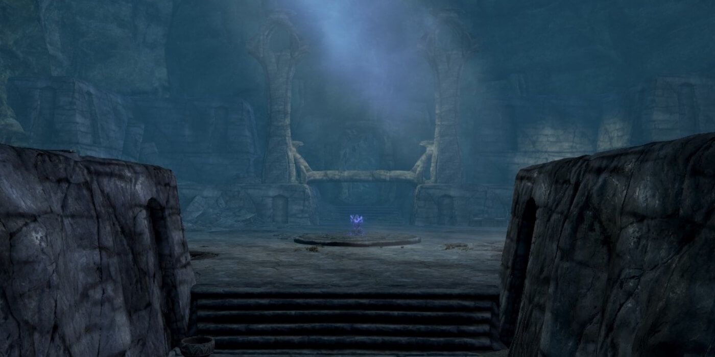 An arena in Skyrim
