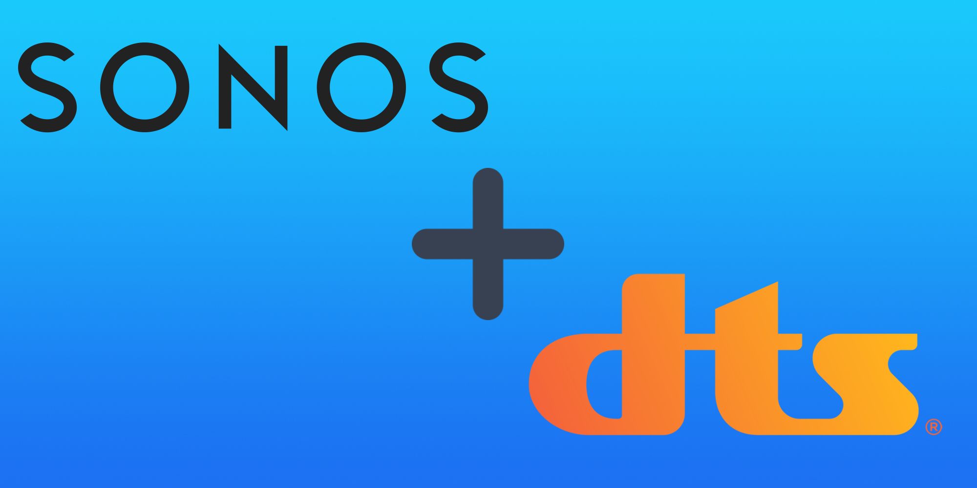 Sonos and DTS logos