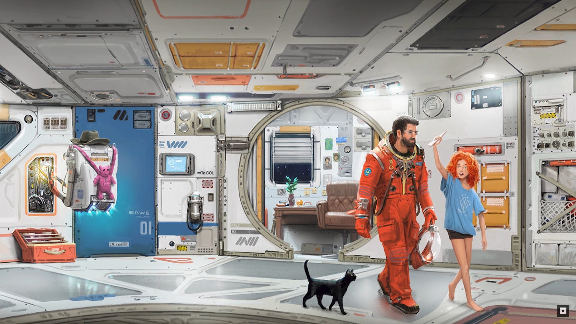 Official Starfield Art Reveals Cowboy Robots & Space Cats
